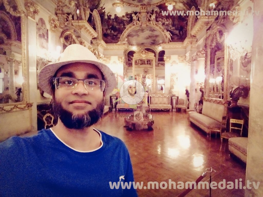 Amazing view on ballroom of Museum Cerralbo