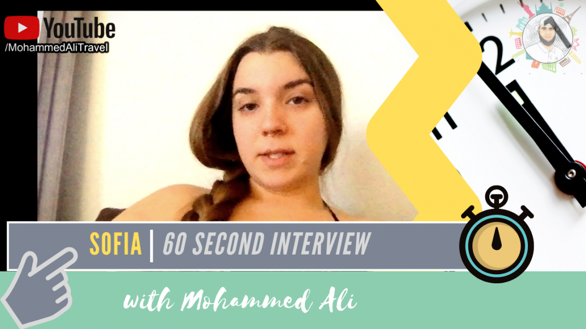 Meet Sofia | 60 second interview