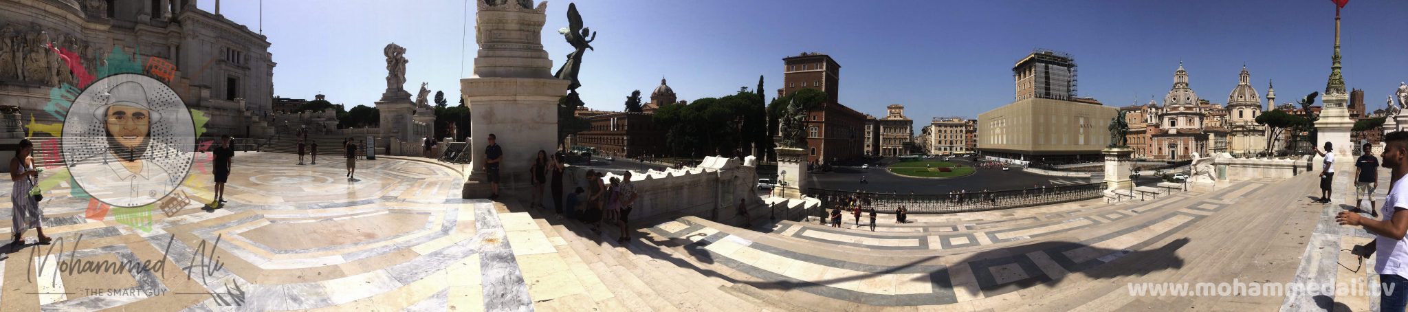 Amazing view onto the Vittorio Emanuele II Monument in Rome Amazing view onto the Vittorio Emanuele II Monument in Rome