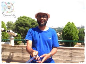 Amazing view over Casa de Campo in Madrid