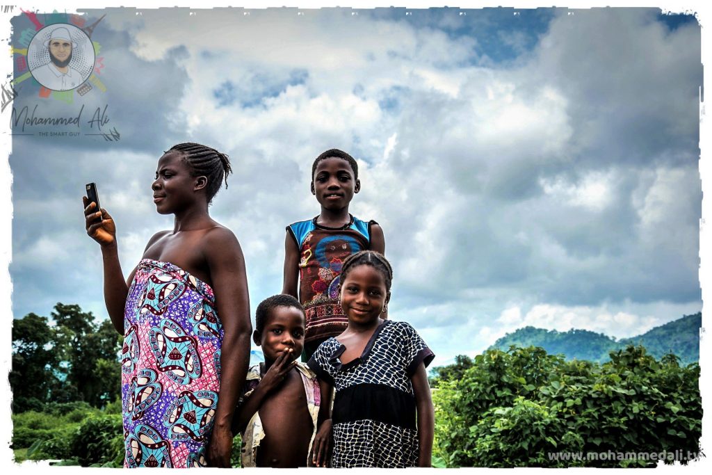 Happy family in Nigeria