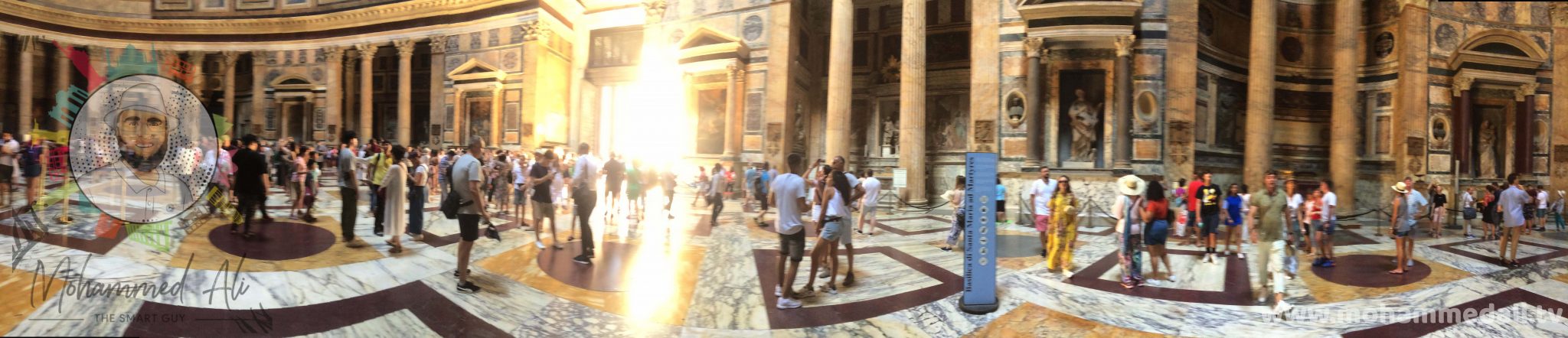 Spectacular natural light inside epic Pantheon in Rome, Italy Spectacular natural light inside epic Pantheon in Rome, Italy