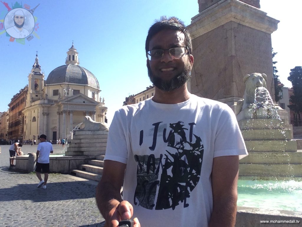 What a vibrant place - Piazza del Popolo - here in Rome, Italy on the summer days.