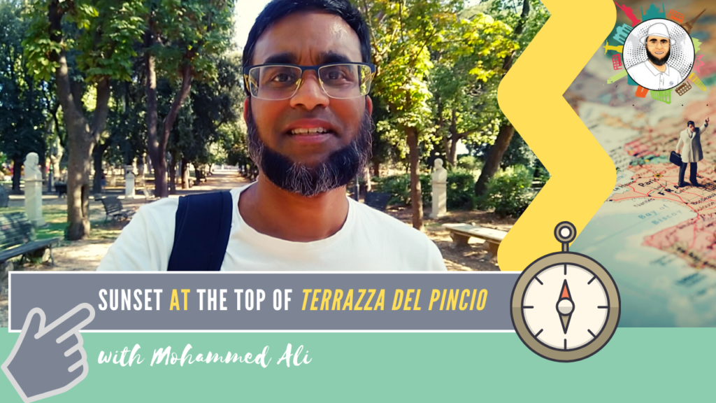 Amazing view from Terrazza del Pincio | Rome Tour | Mohammed Ali | 061